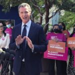 Gavin Newsom savagely mocked as ‘disgusting transphobe’ for claiming men can’t get pregnant at abortion rally