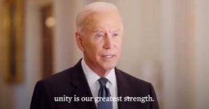 Biden: "Let us find in our hearts and prayers the determination to put aside our differences, come together, and truly see one another as fellow Americans."