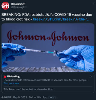 Lol, it took them a second to correct it, but Twitter called this news “misleading” Fortunately for you guys, I screenshot it..