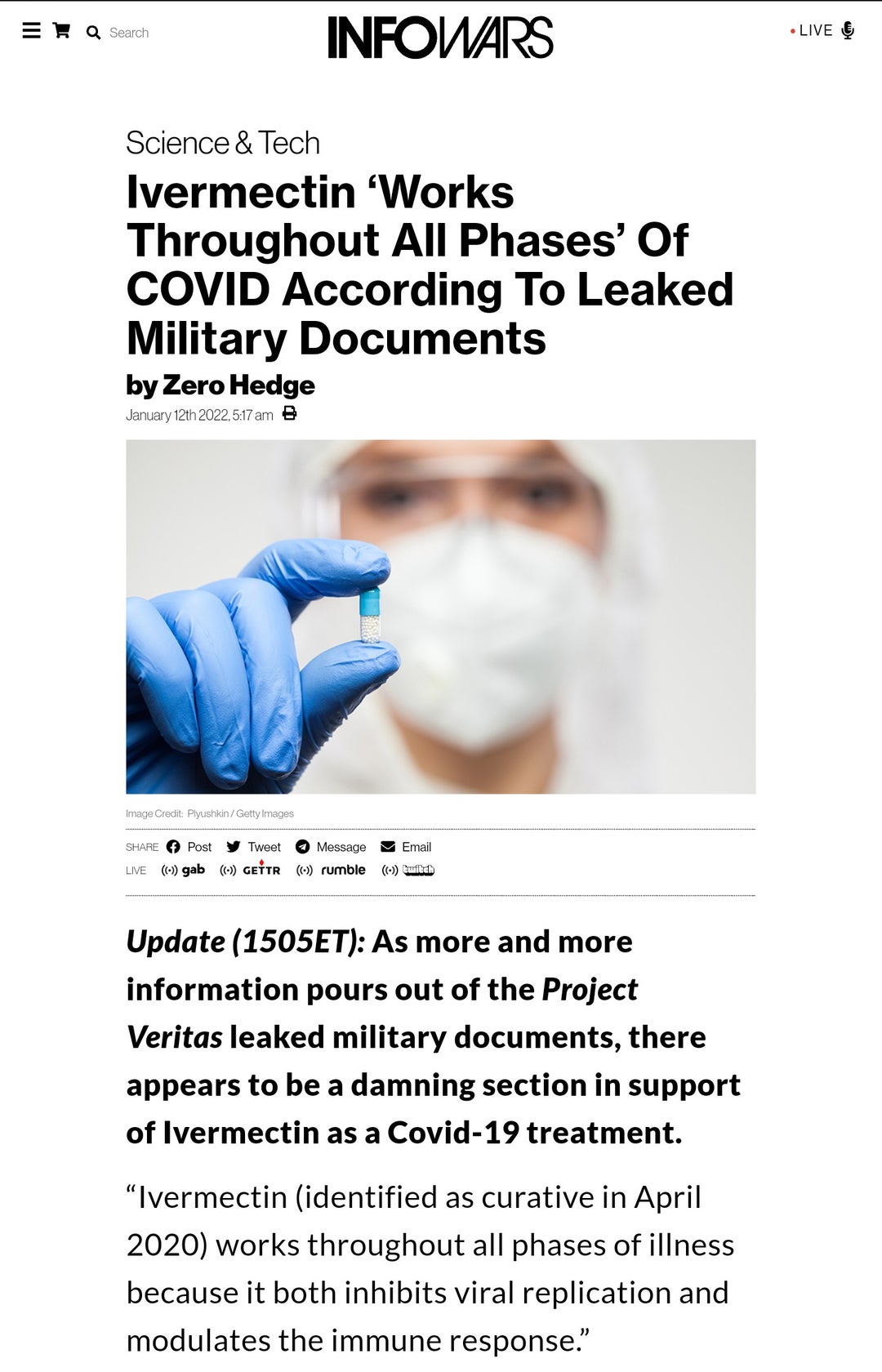 Bill Gates, Anthony Fauci, Rochelle Walensky, and anyone else involved in suppressing Ivermectin needs to be investigated, tried, and thrown in a prison cell for the remainder of their lives. Or this shit will never stop