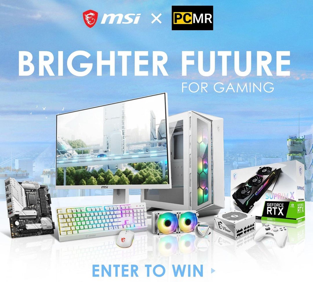 MSI x PCMR WORLDWIDE GIVEAWAY - Win an MSI 3090 Ti SUPRIM, a Dream Gaming PC Setup that includes everything you need to build the PC setup of your dreams, including peripherals and monitor + a bunch of awesome MSI and Intel hardware + 60 Steam gift cards! Ends May 23rd!