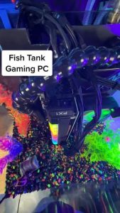@overkillcomputers built a fish tank gaming PC