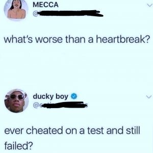 It hurts