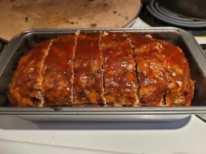I got VERY high last night and stayed up until 3am making Meatloaf for my best buddy and two co-workers.