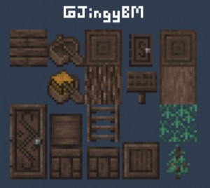 Made a new wood type for my mod, Boreal Wood!