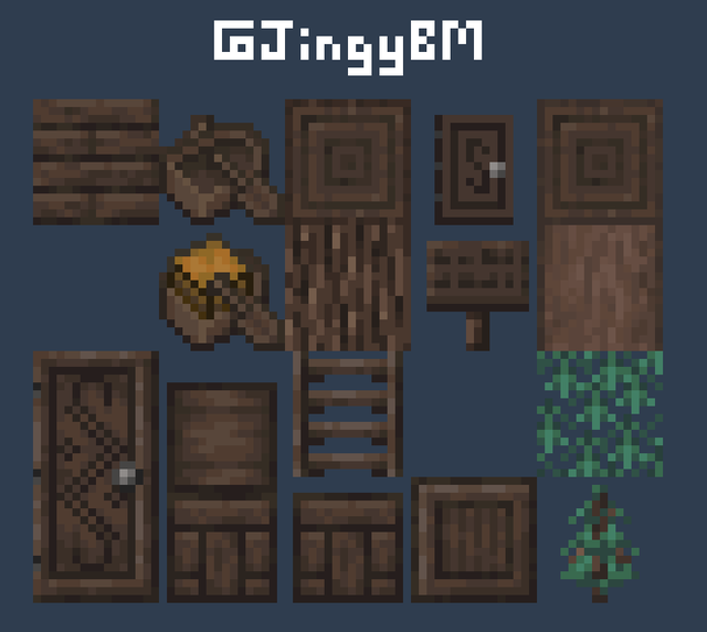 Made a new wood type for my mod, Boreal Wood!