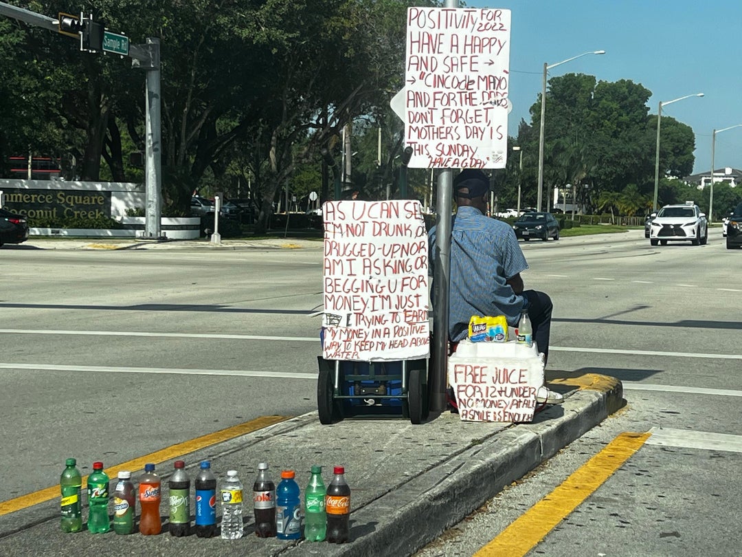 [OC] Seeing this guy every day after work reminds me that good people can also fall into bad times.