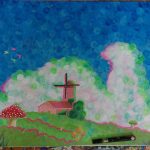 hits from the vape fueled this painting.