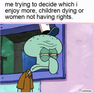 i am actually pro abortion just to be clear.