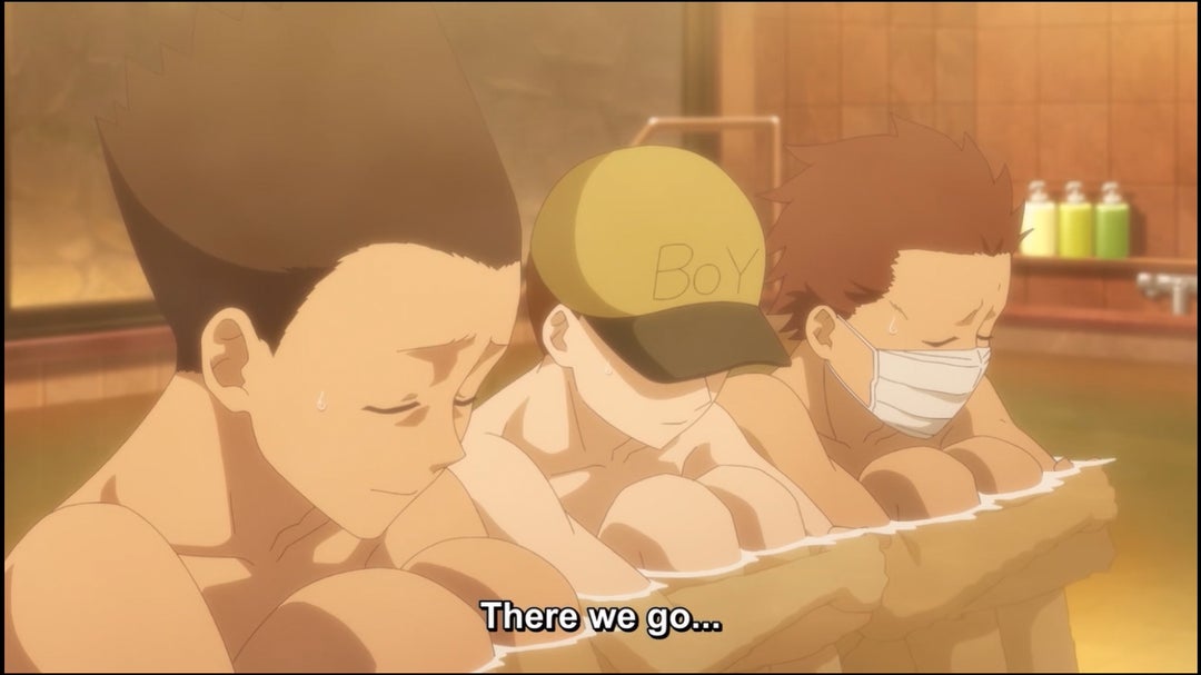 The boys at hot springs - Komi Can’t Communicate S2
