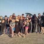 Instead of the usual beach attire, my family did our portrait as goth this year. [oc]