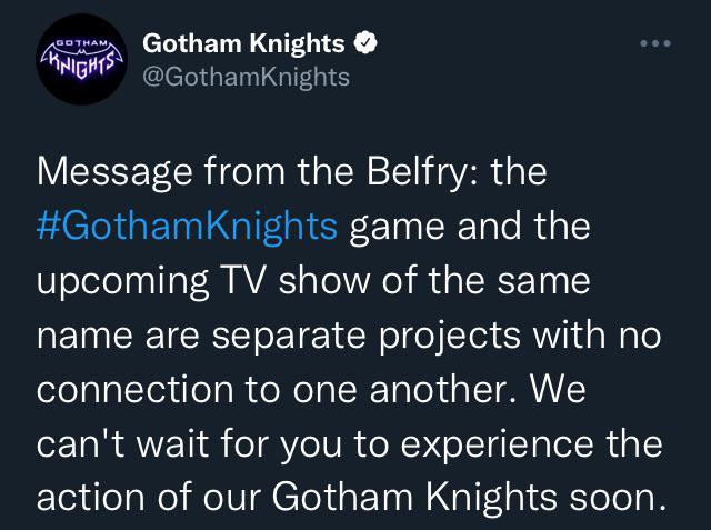 The CW’s Gotham Knight trailer was so bad, the game developers had to say that the game had nothing to do with the show