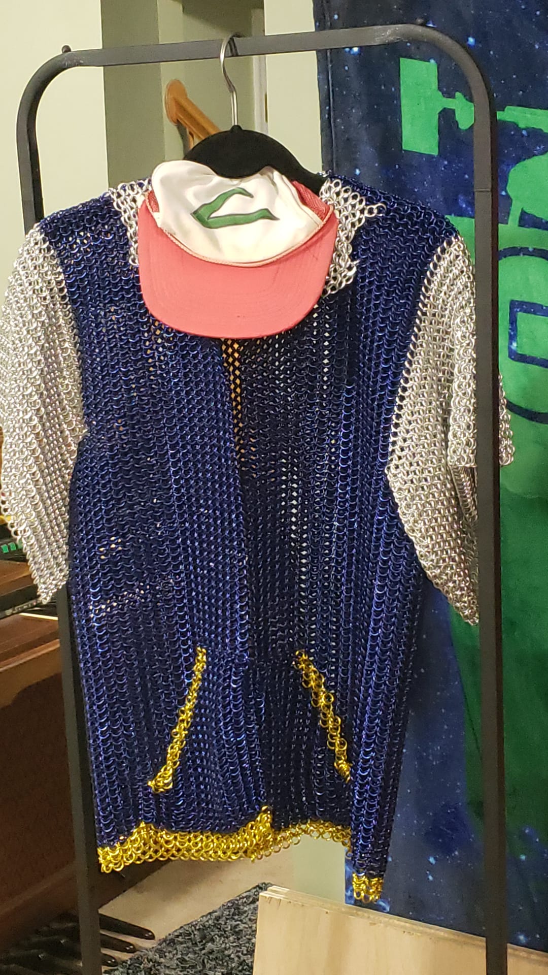 I made Ash Ketchum's Season 1 Jacket Out of Chainmaille (oc)