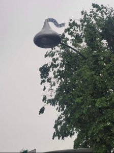 The street lights in Hershey, PA