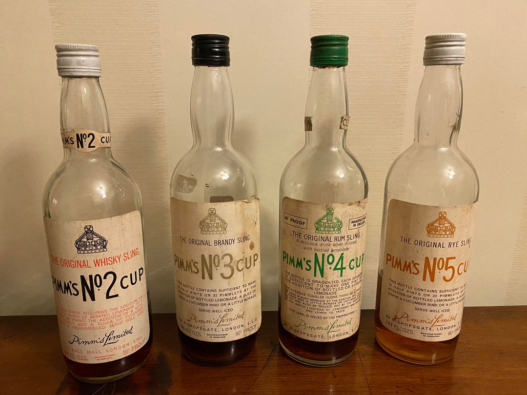 Discontinued Pimm’s drink variations from 1970s