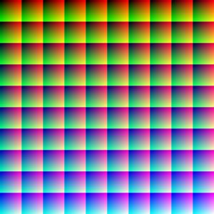 Pride flag but more inclusive (contains one million colors)