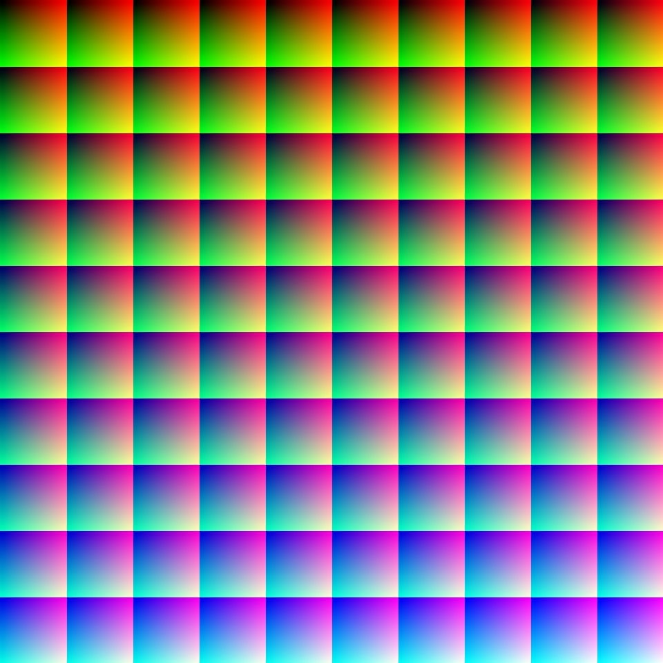 Pride flag but more inclusive (contains one million colors)