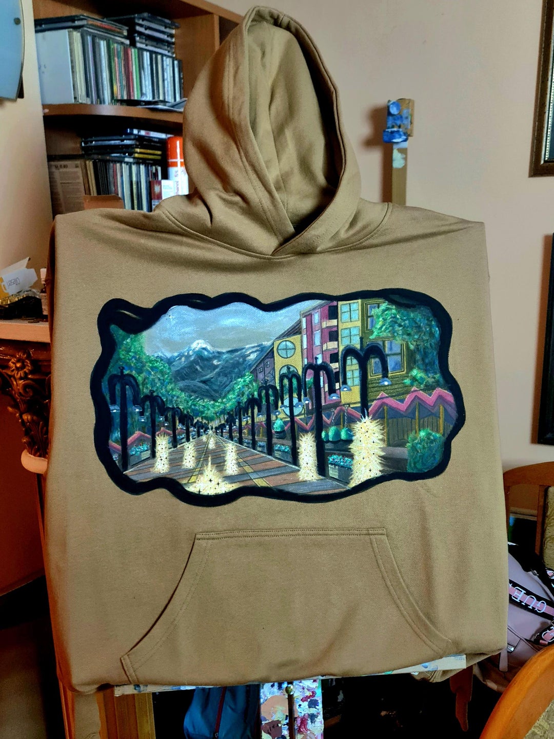 Painted This Hoodie Using Textile Paint
