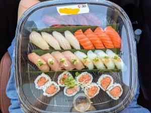 Takeaway sushi