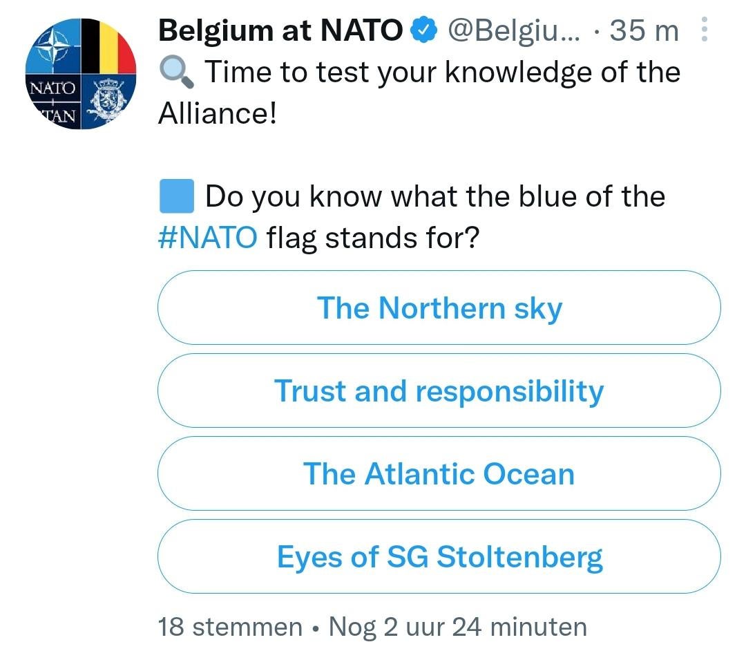 Belgium testing Twitter's vexillology knowledge
