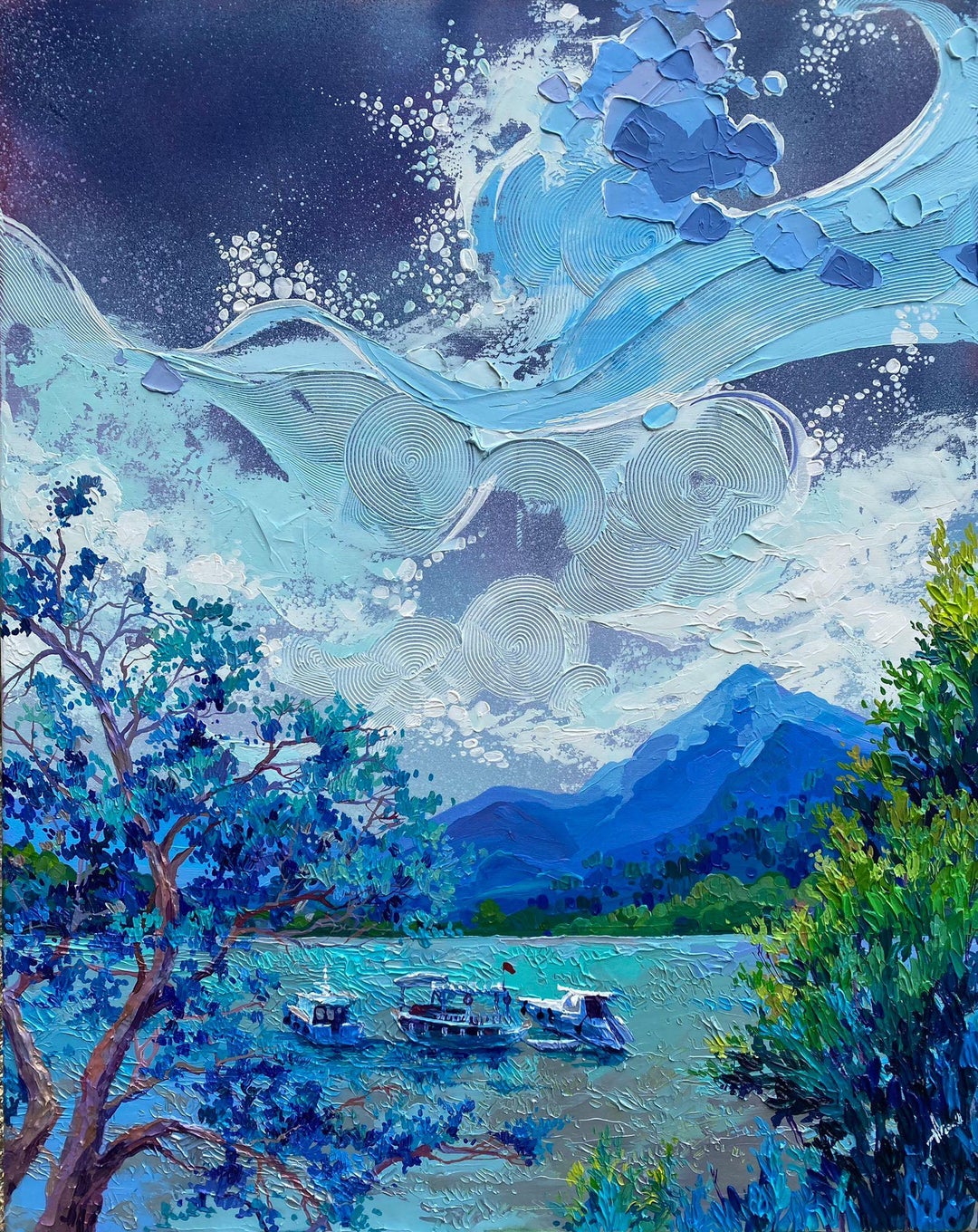 Latest painting, inspired by beautiful place in Turkey