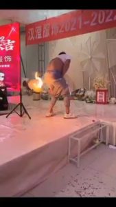 the fart is lit