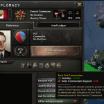In my most recent game France went commie and banned communism