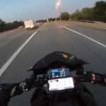 Happiest motorcycle crash I ever seen