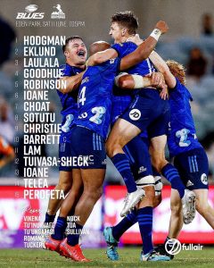 Blues semifinal lineup vs Brumbies
