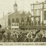 TIL-In the 1800s, William Burke & William Hare realized Edinburgh University medical school paid for cadavers, so they made money by having Hare, a landlord, rent to Edinburgh's poor community; Burke would then get them drunk and suffocate them. This killing method would come to be called "Burking."
