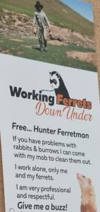 Flyer for a local business. Hunter Ferretman.
