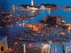 Photos from Pink Floyd’s iconic floating concert in Venice that forced the city council to resign, 1989