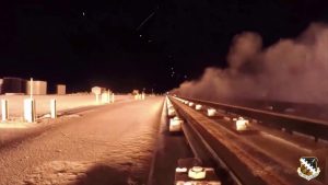 Hypersonic sled travels at 6,599 mph (Mach 8.6) at Holloman Air Force Base