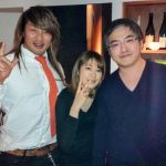 Hiroshi Tanahashi and Kentaro Miura (creator of Berserk) together. As a fan of both NJPW and Berserk, this picture is so cool.