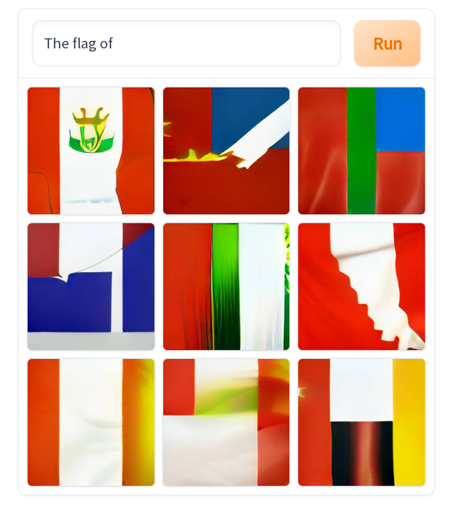 AI has finally created: the flag of