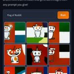 The flags of Reddit according to AI