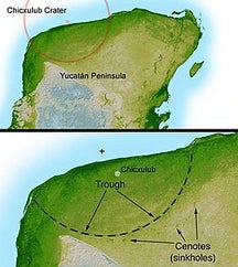 TIL the asteroid impact that caused the dinosaur extinction set 70% of the world's forests on fire, caused tsunamis that rose to a height of 300ft (100m), and ejected 25 trillion metric tons of debris into the atmosphere that reduced sunlight by up to 90% for a decade.
