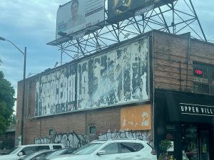 Stripped Billboard shows a Spaceballs Ad from 1987