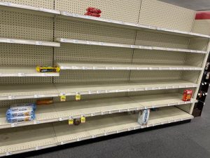 CVS in my neighborhood is closing down today, these were the last remaining items on the shelf: