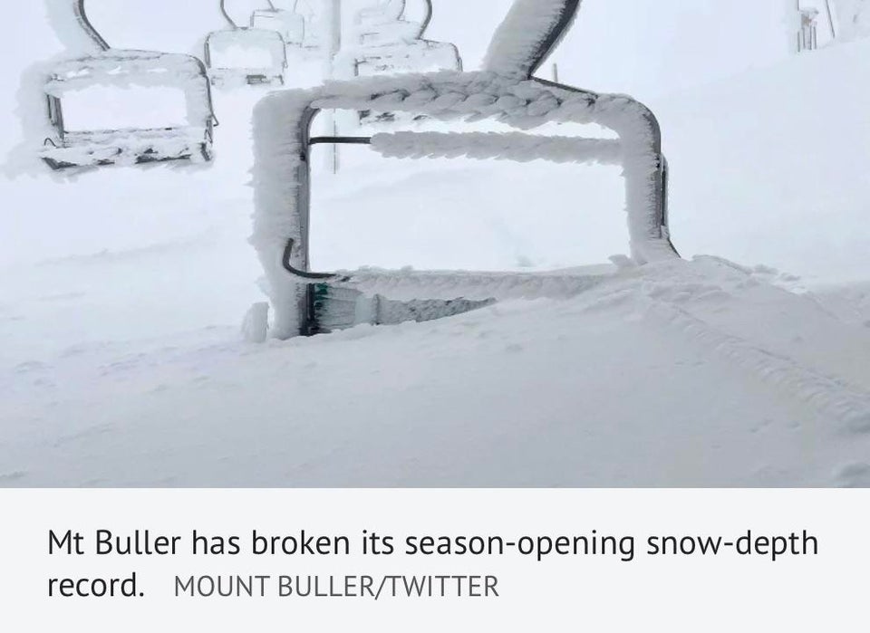 Australia, apparently the land of drought, heat and fire, is having to dig chairlifts out of record snowfalls 2 weeks in to winter.
