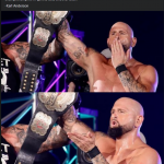 Karl Anderson sends a message to the world.