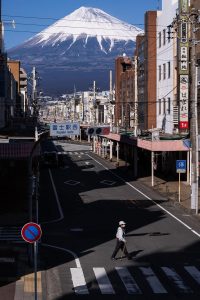 Mt. Fuji seen from Fuji city. It’s always a good day when you can visit the Mt Fuji area.