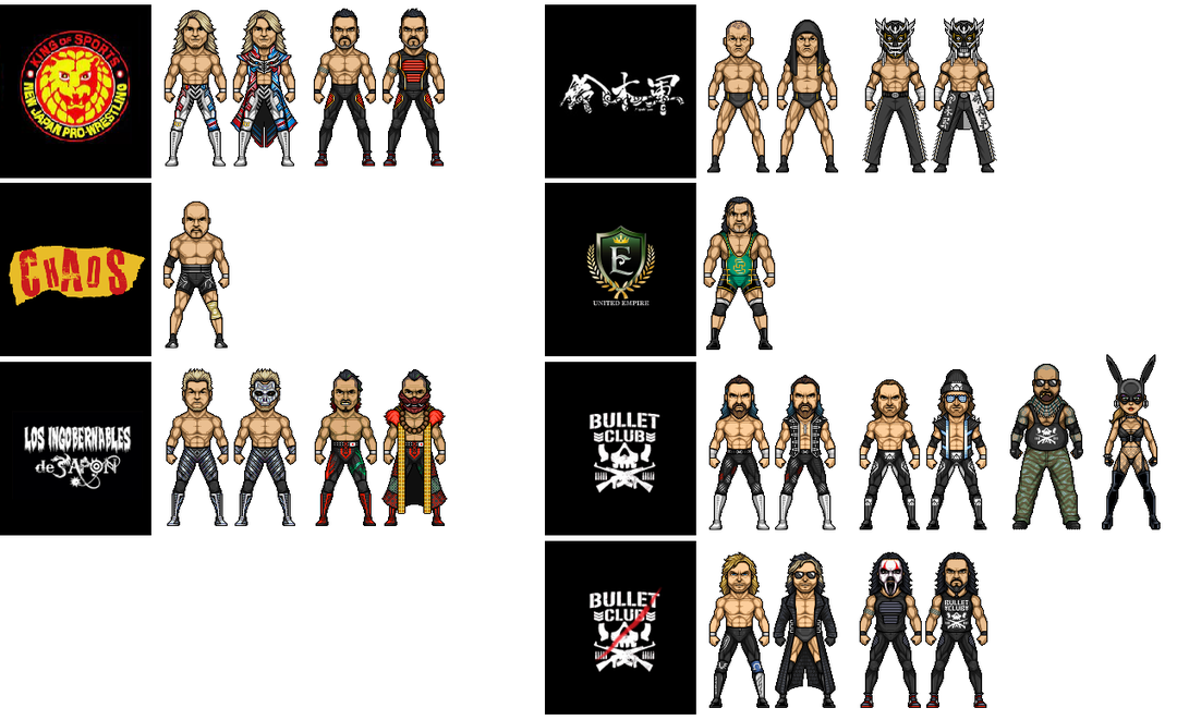 My NJPW pixel art (update)