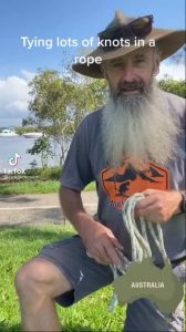 This man tying knots!!