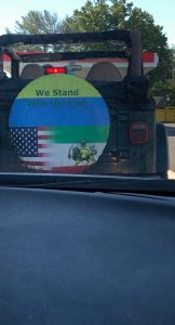 What flag is in the bottom right corner?