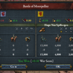 Famous battle of Montpellier, where 0 Luxembourgish were defeated by the Dutch army.