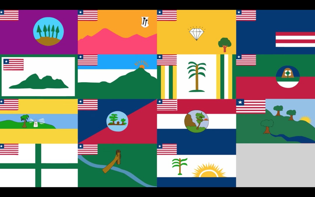 Why are Liberian county flags so bad