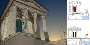 TIL That Heron of Alexandria created a mechanism that would automatically open the doors of a temple in the 1st-century BC