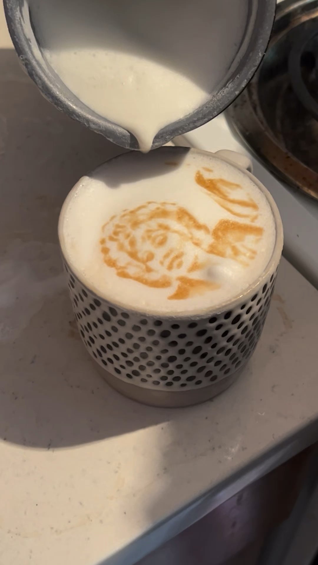 Dolly Parton’s 9-5 video recreated with 90 cups of latte art