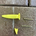 Corn cob holders are just nails in plastic shaped corn